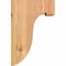 Ekena Millwork Del Monte Smooth Corbel, Western Red Cedar, 5 1/2"W x 8"D x 12"H COR06X08X12DEL00SWR - alternate 3